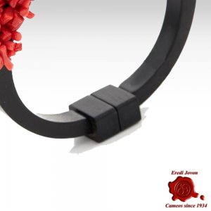Ebony and Coral Bracelet 2