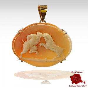 Pan Antique Cameo Gold