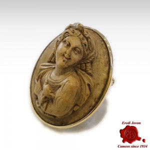 Lava Stone Cameo Antique Raphael 2