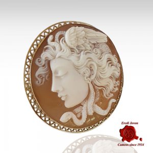 Cameo of Medusa in Gold -... 2