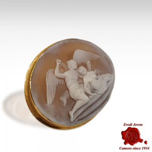 Amor & Psyche Antique Cameo 2