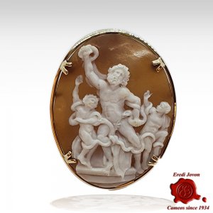 Laocoön Shell Cameo Hand Carved 2