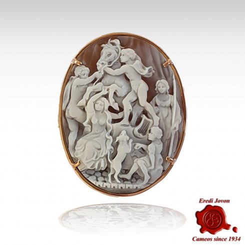 Farnese Bull Cameo Hand carved