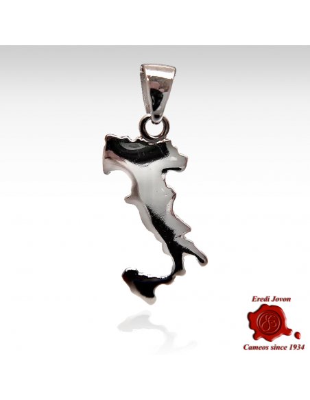 Italy Boot Charm Silver