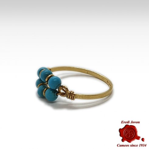 Vintage Turquoise Pinky Ring