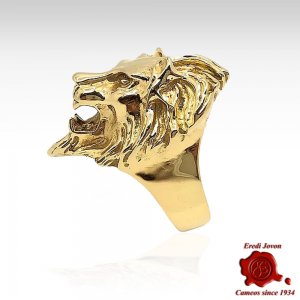 Venice Lion Gold Ring 2