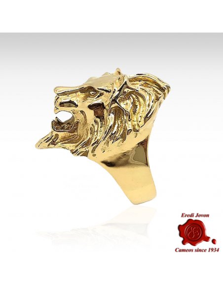 Venice Winged Lion Gold Ring