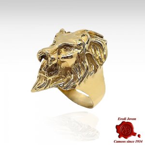 Venice Lion Gold Ring