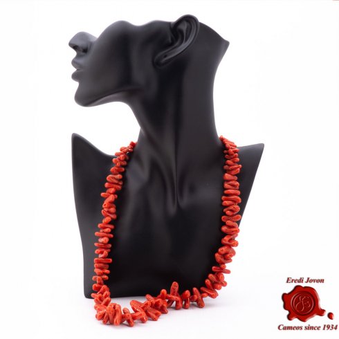 Italian Red Coral Natural Necklace