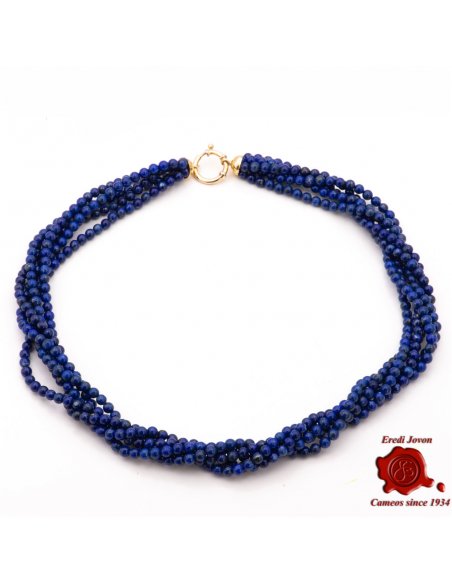 Lapis Lazuli Necklace in Gold
