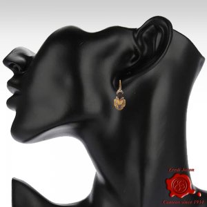 Blackamoor Earrings Silver and Gold 2