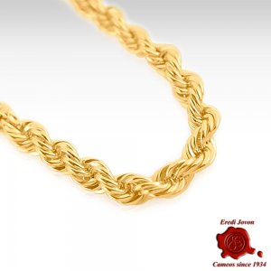 18 kt Venetian Chain Rope 2