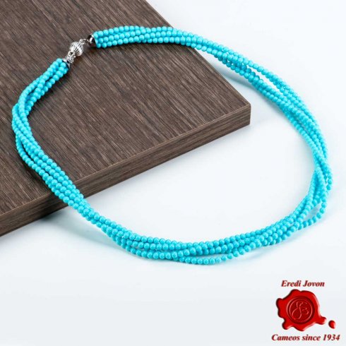 Five String Turquoise Necklace