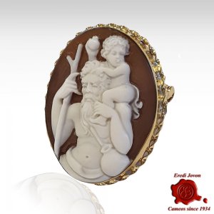 St. Christopher Shell Cameo Gold 2