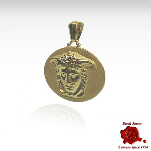 Tagliamonte Medusa Pendant in Gold