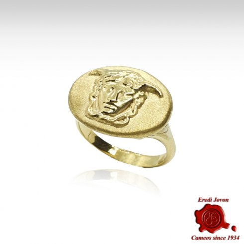 Tagliamonte Medusa Ring in Gold