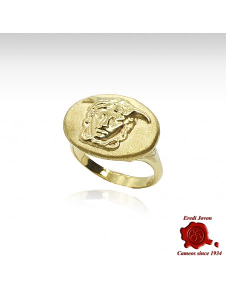 Tagliamonte Medusa Ring in Gold