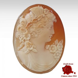 Shell Cameo Corniola Gold... 2