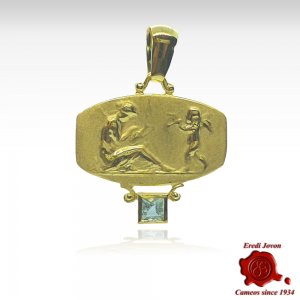 Love & Psyche Tagliamonte Pendant in Solid Gold 2