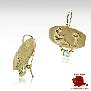 Tagliamonte Eros & Psyche Earrings in Solid Gold 2