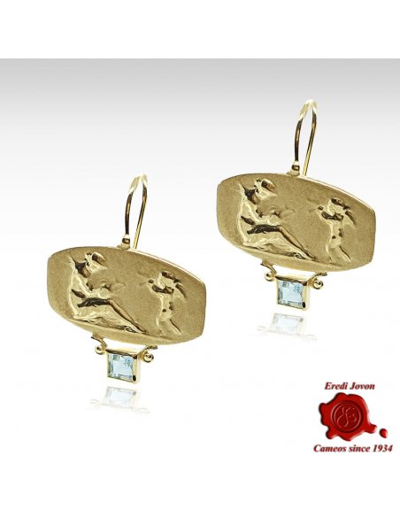 Tagliamonte Eros & Psyche Earrings in Solid Gold