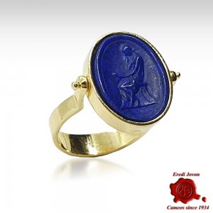 Tagliamonte Spinning Ring in Solid Gold - Apollo Lapis 2
