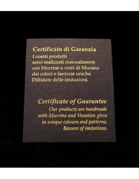 Murano Glass Certificate