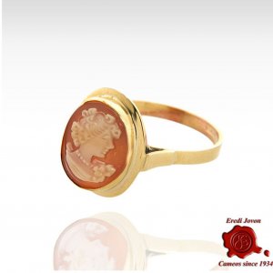 Gold Cameo Ring Primavera 2