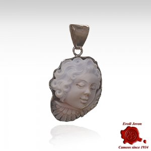 Guardian Angel Traditional Engraved Cameo 2
