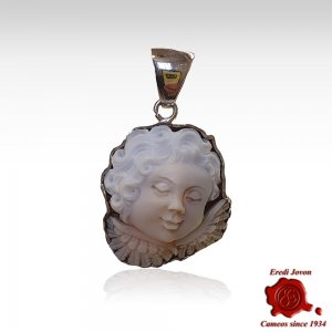 Guardian Angel Traditional Engraved Cameo