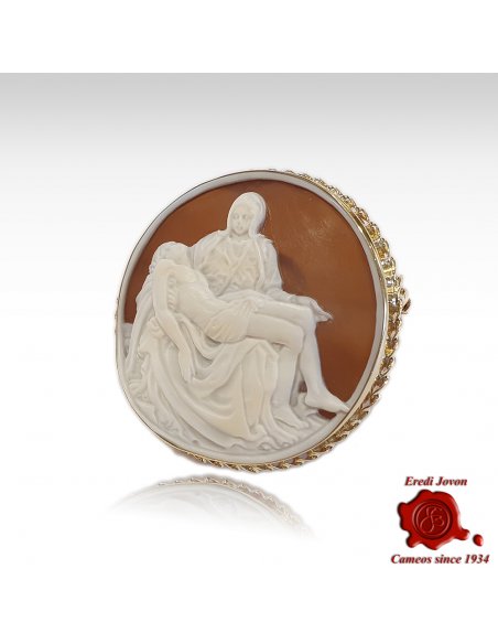 Pietà Michelangelo Gold Cameo Pietà Michelangelo Gold Cameo