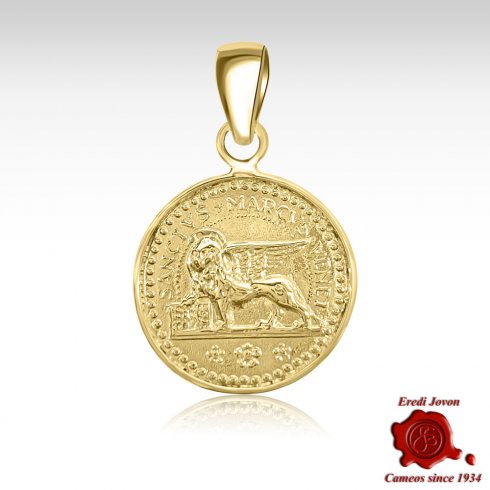 Osella Coin Pendant in Gold