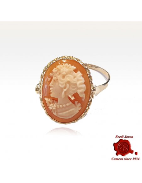 Anello Cammeo Oro