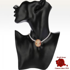 Gold Cameo Brooch and Pendant Flora 2