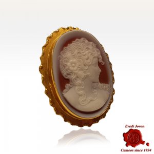 Vintage Red Cameo in Agate... 2