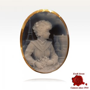 Old Agate Cameo Dream in Paris