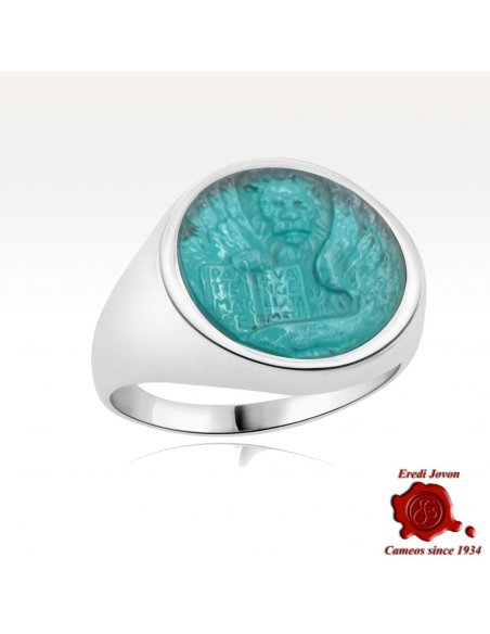 Lion Silver Intaglio Signet Ring - Lion Silver Intaglio Signet Ring -