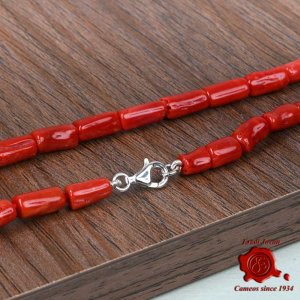 Men's Red Coral Necklace 2