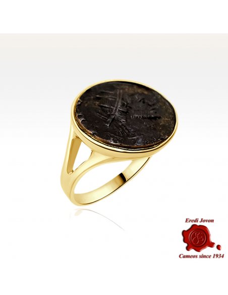 Anello Moneta Romana Autentica