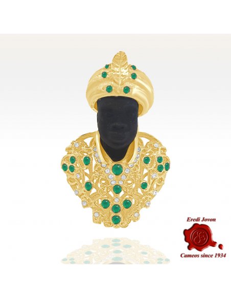 Venetian Blackamoor Brooch | Secret of the Lagoon Venetian Blackamoor Brooch | Secret of the Lagoon