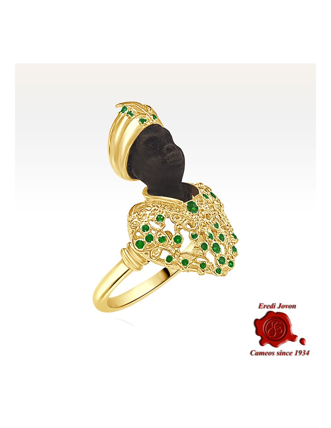 Ring with Venetian Moor Ring with Venetian Moor