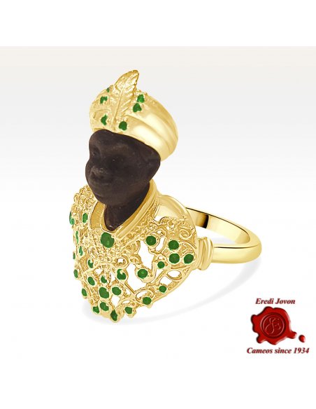 Ring with Venetian Blackamoor Ring with Venetian Blackamoor