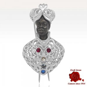 Venetian Blackamoor Brooch Jewelry | Gran Visir