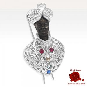 Venetian Blackamoor Brooch Jewelry | Gran Visir 2