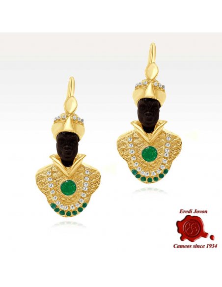 Dangle Earrings Moors Antique Dangle Earrings Moors Antique