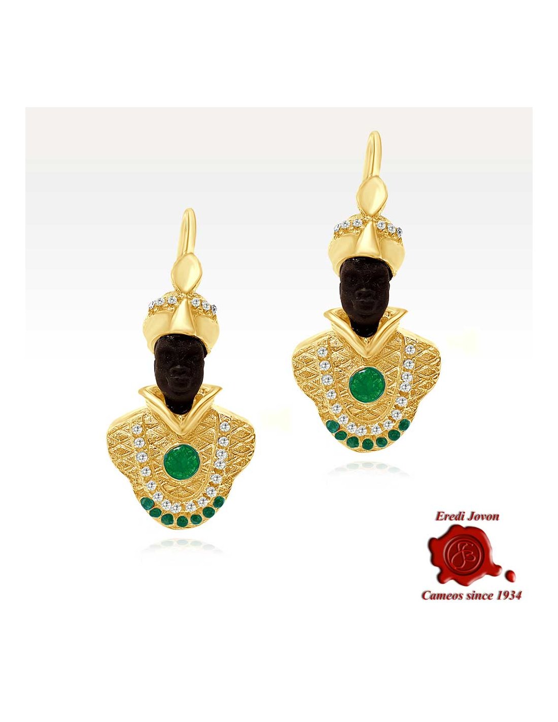 Dangle Earrings Moors Antique Dangle Earrings Moors Antique