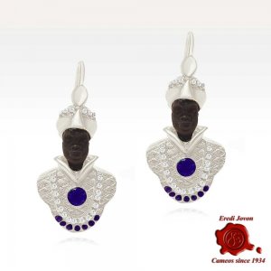 Silver Blackamoor Earrings | Venetian Nocturne 2