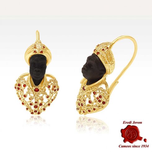 Venetian Moor Earrings Dangle | Doge's Splendor
