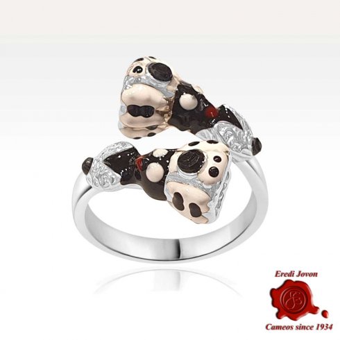 Anello Tradizionale Moretto Istriano Smalti