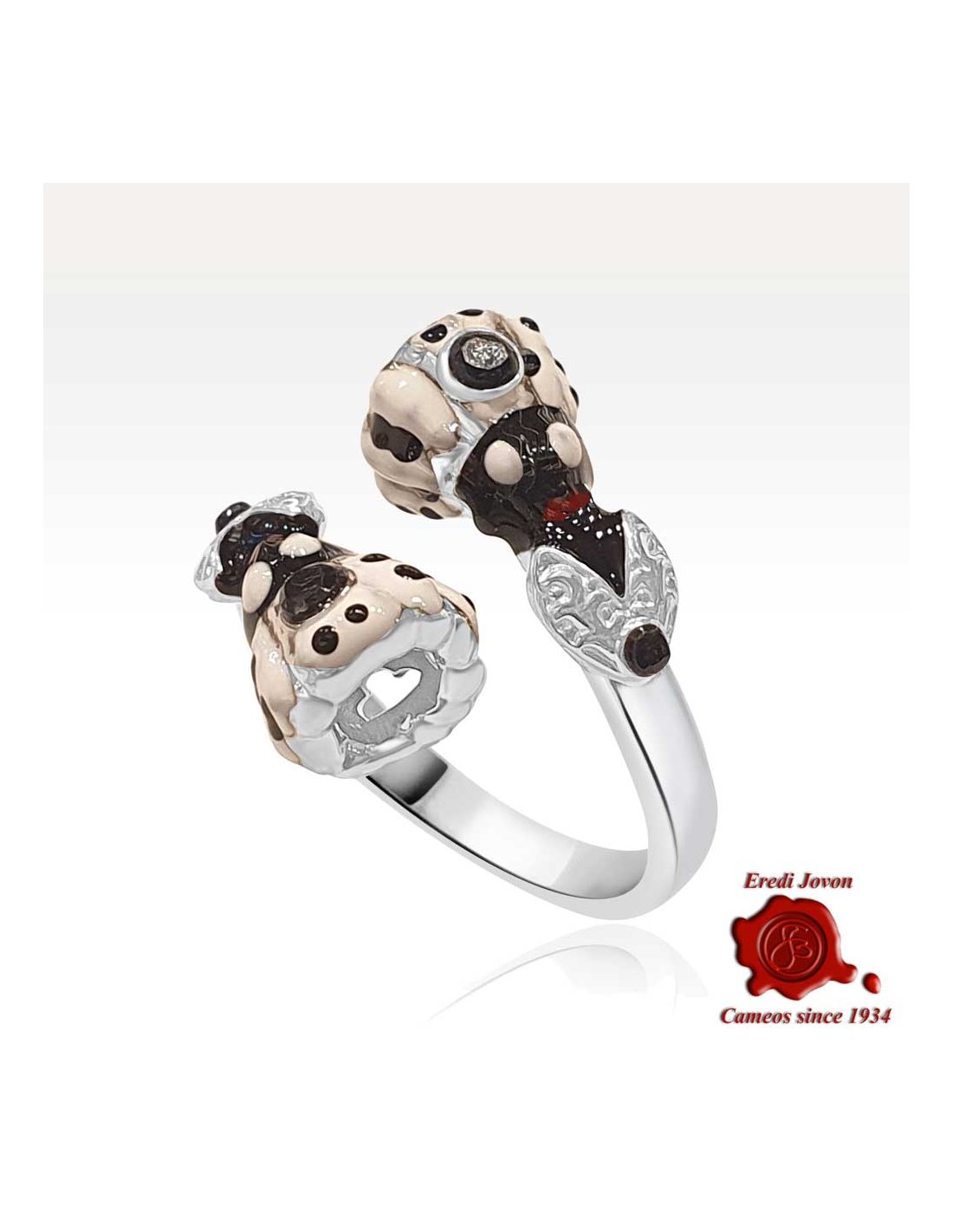 Croatian Blackamoor Ring in Silver Croatian Blackamoor Ring in Silver